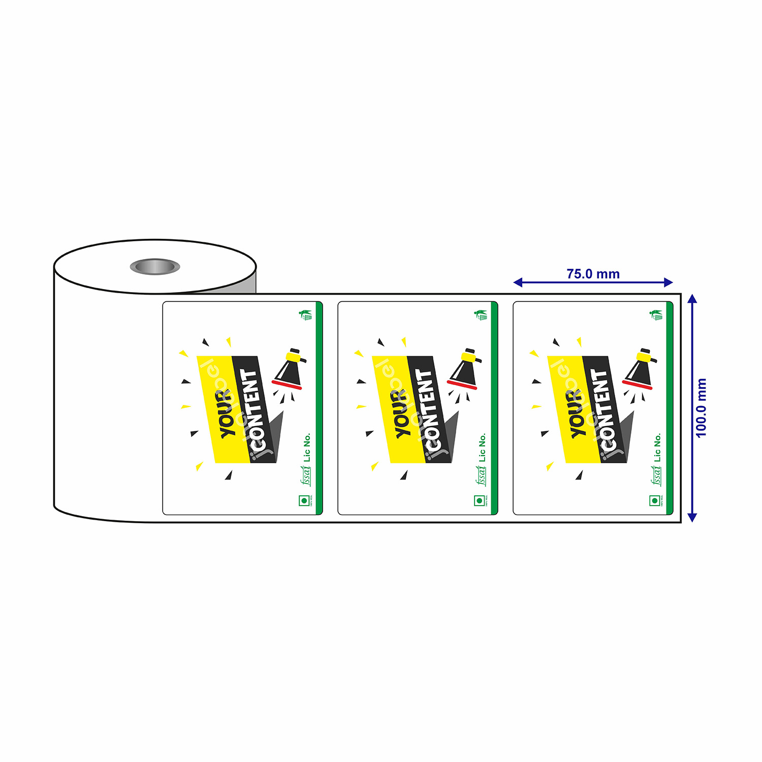 100x75 Sticker Printing