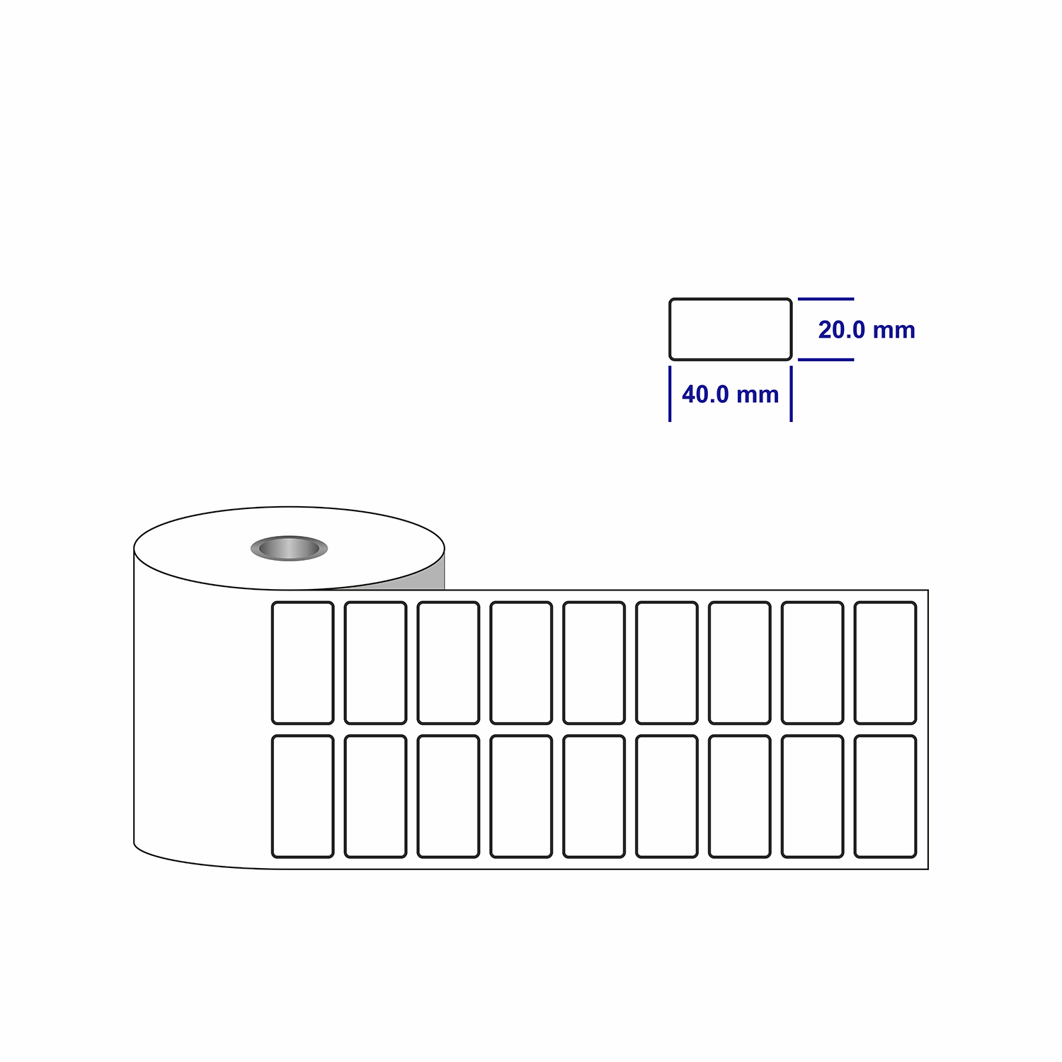 Barcode label sticker
